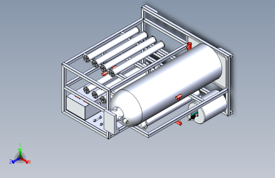 2吨单级反渗透机架装配