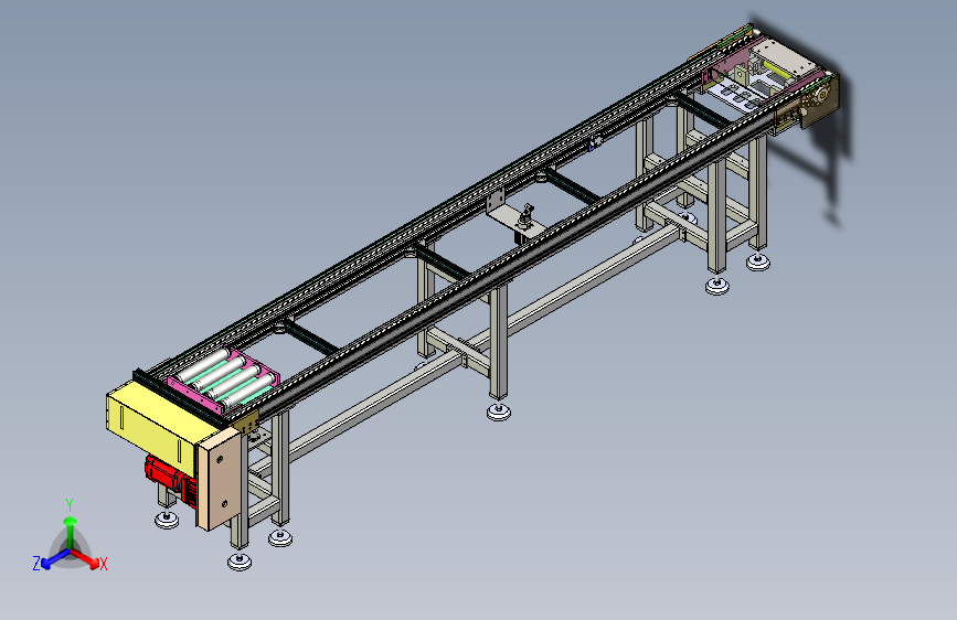 倍速链线体带顶升移栽
