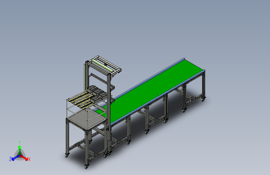 电池芯跌落测试生产线设计