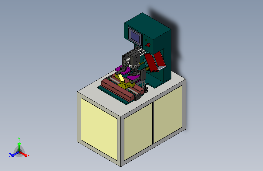 电脑光驱组件自动贴膜设备