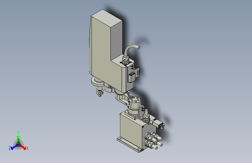 yk180x_100机器人三维数模图纸