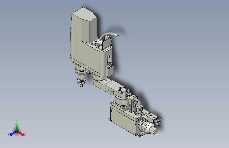 yk180xg机器人三维数模图纸