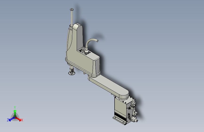 YK600XGL机器人三维数模图纸