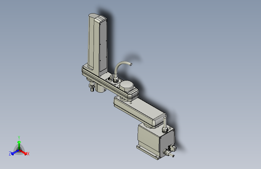 yk700xg_400机器人三维数模图纸