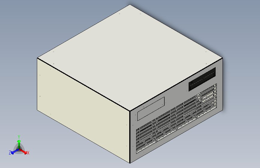 钣金材质的CPU机箱外壳