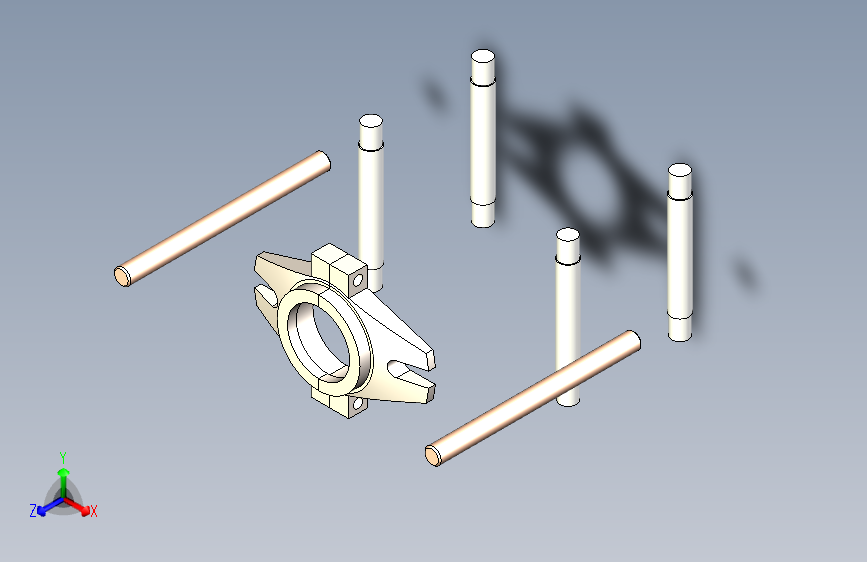 半剖离心泵结构