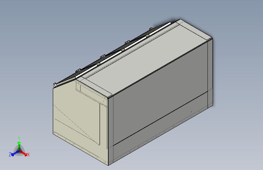 保温箱三维模型