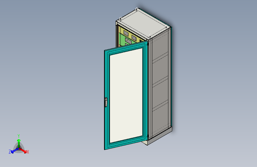 标准控制柜三维模型
