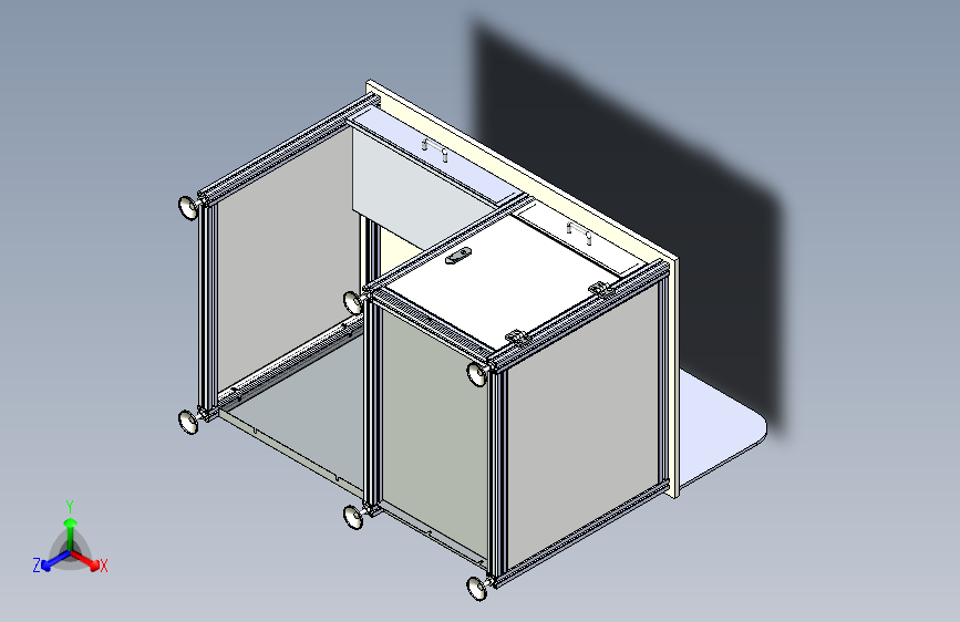 操作工作台 3D模型