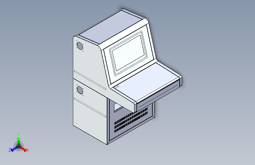 操作台三维模型