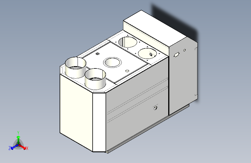 超声波加湿器三维模型