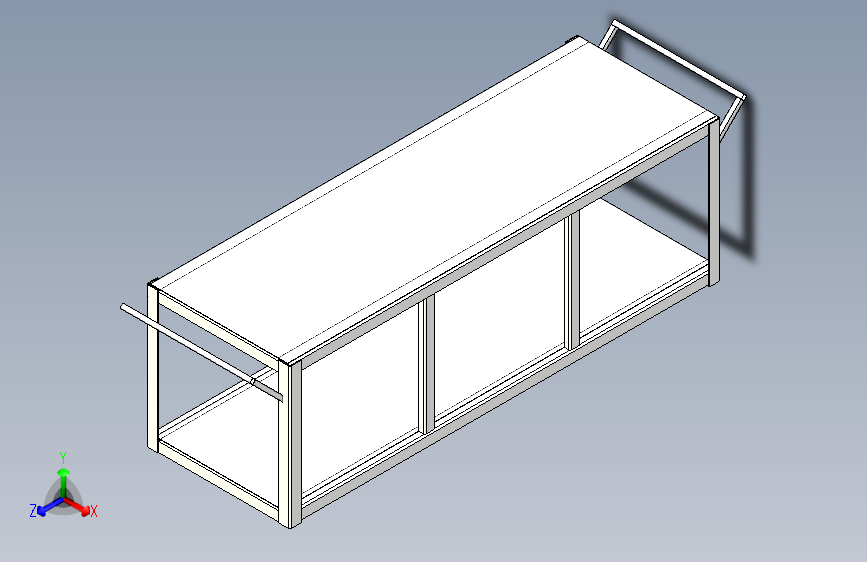 车间送料车模型三维模型