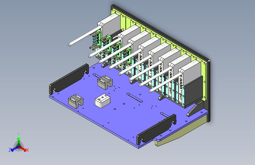 单天线路由器测试治具3D模型
