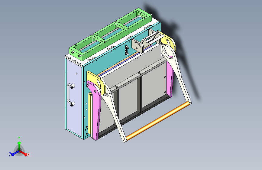 电路板PCB板测试治具3D模型