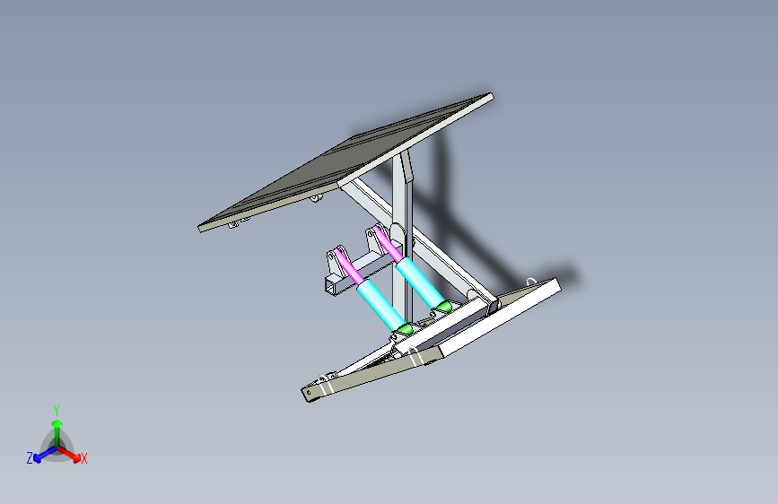 剪式升降机3D模型