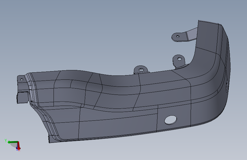 2022款福特Ranger后车身与保险杠