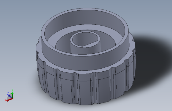 Bambu Lab A1 3D打印的VW Gol收音机音量按钮。