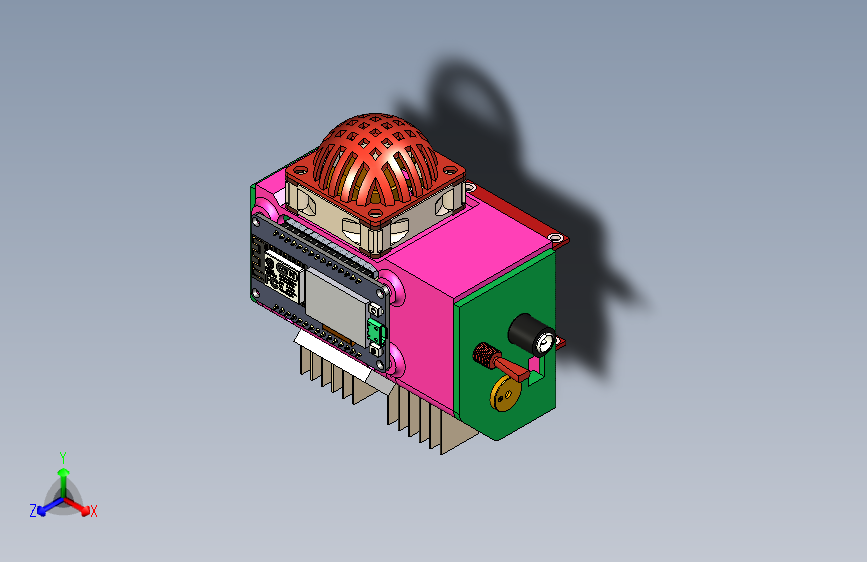 PWM驱动风扇的桥接板