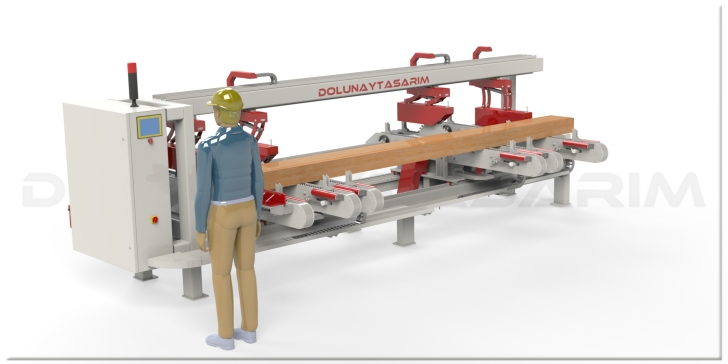 自动木材切片生产线