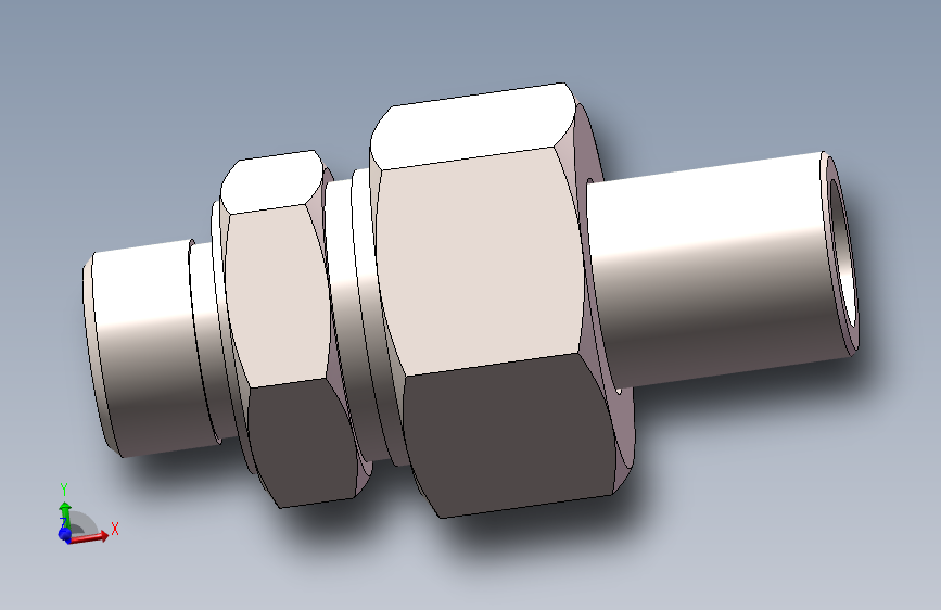 管接头三维模型（iso8434-1）