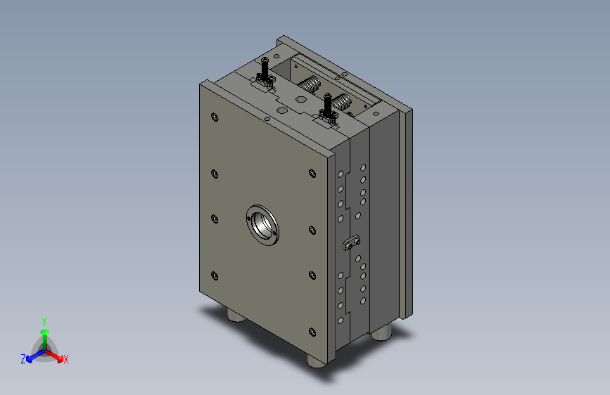 柜子侧面模具设计
