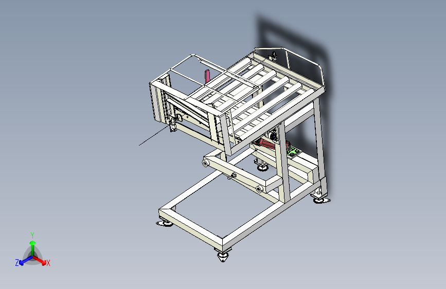 气缸顶升输送机