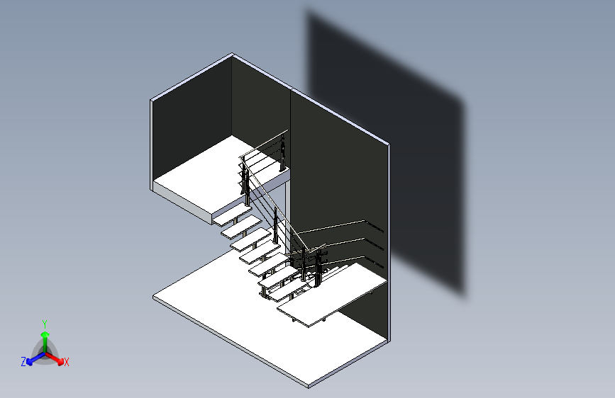 不锈钢木材楼梯设计
