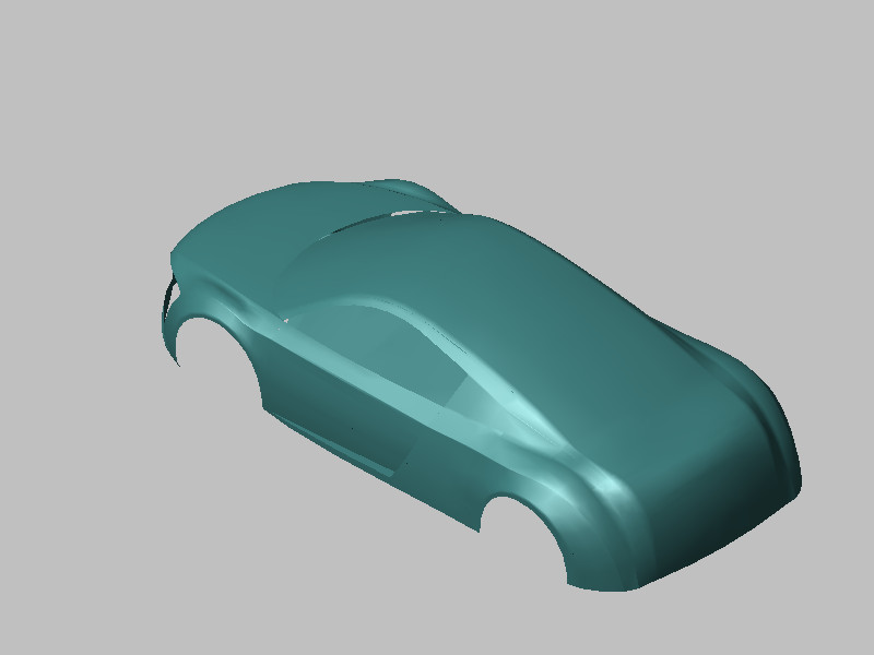 奥迪R8车身外壳