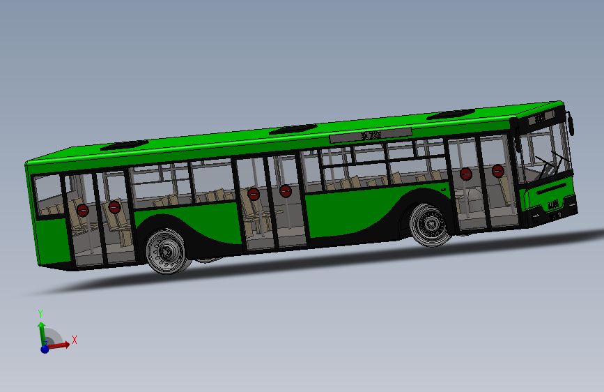 大巴车 公交车 客车 新能源电动车