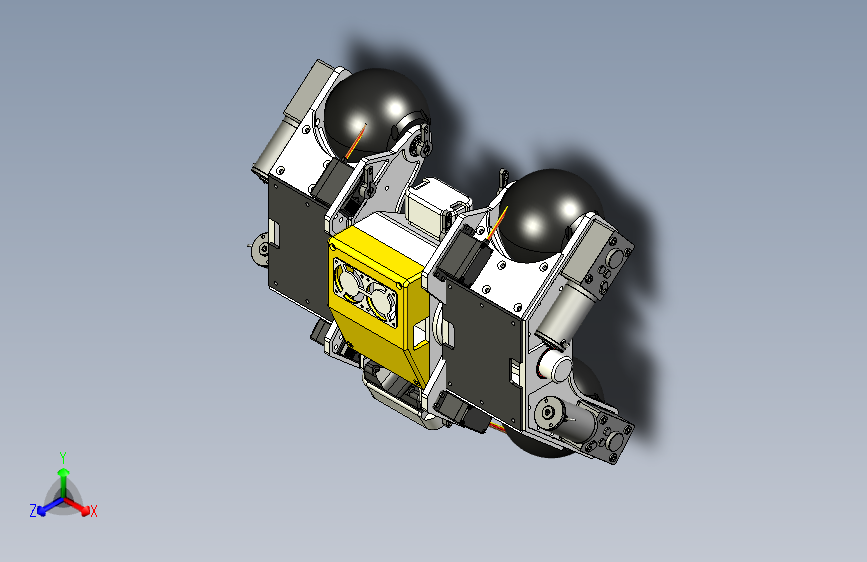 磁悬浮球轮机器人