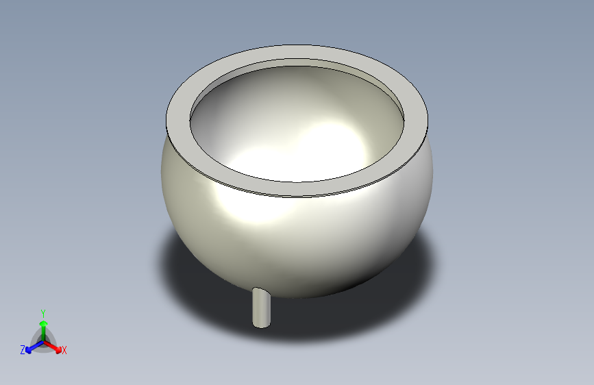 打印或游戏道具用的简易坩埚。