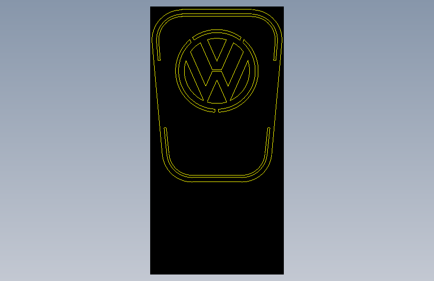 带标志的中控台