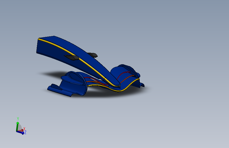 带主动空气动力学的F1 2026前翼