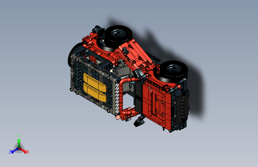 复古设计的乐高模型