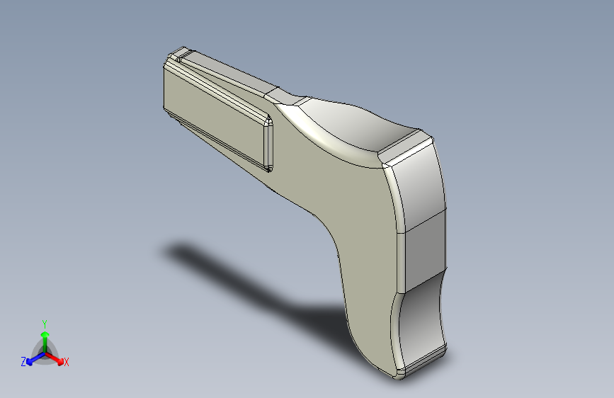 后排座椅换挡杆。