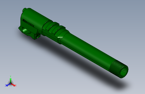 A0005027-CZ 85手枪枪管