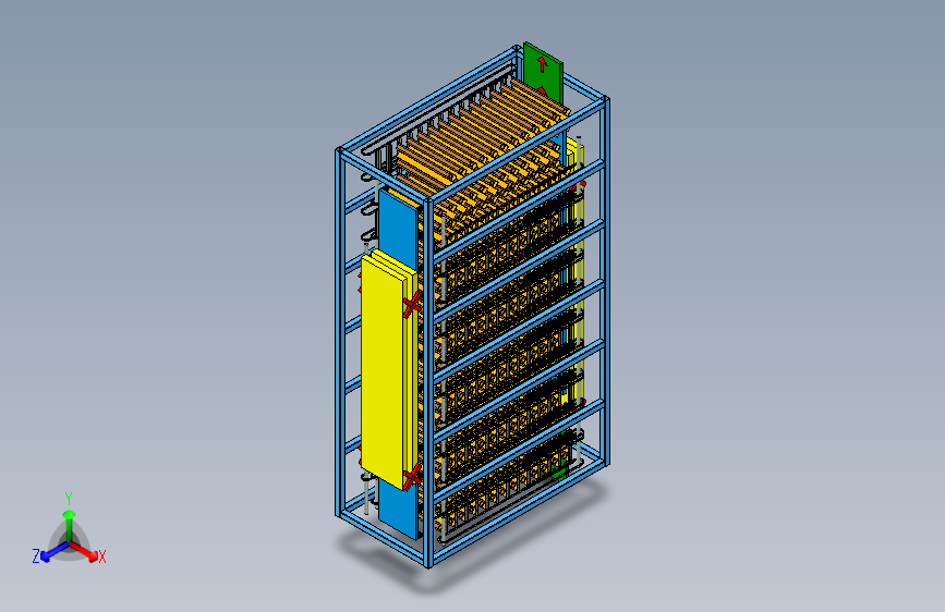 A0005049-慢速干燥输送链式悬挂产品运输室