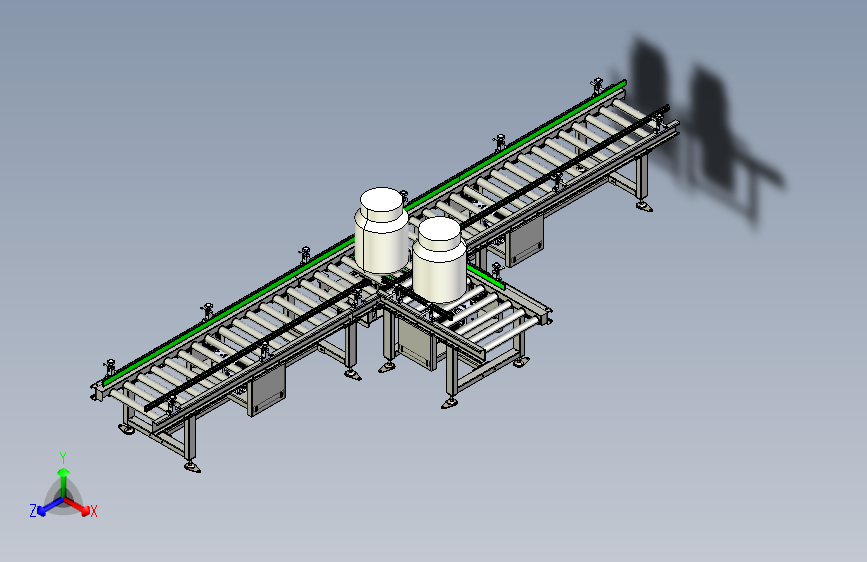 顶升移载辊道线