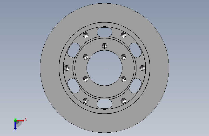 上EEF从动带轮_SOLIDWORKS 2018_模型图纸下载 – 懒石网