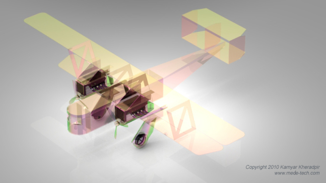 双翼飞机-stp、par