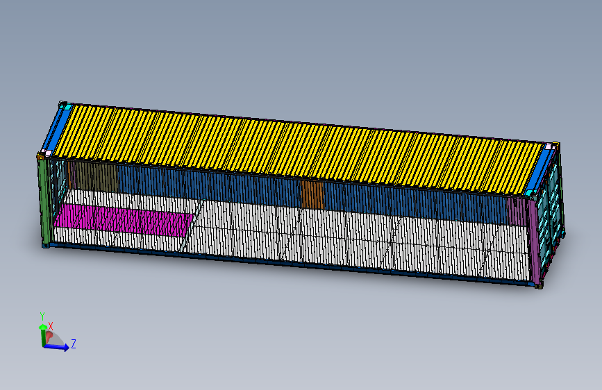 40英尺海运集装箱
