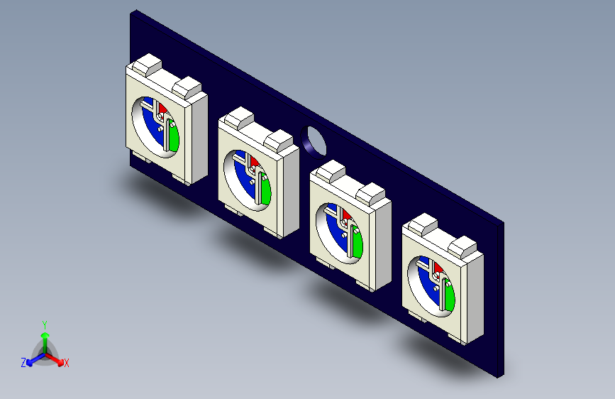 具有控制功能的WS2812-4 ICQMCU