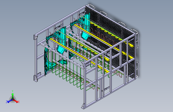 1 左翼子板本体料架