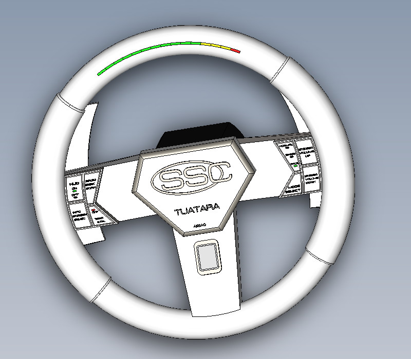 SSC跑车Tuatara方向盘