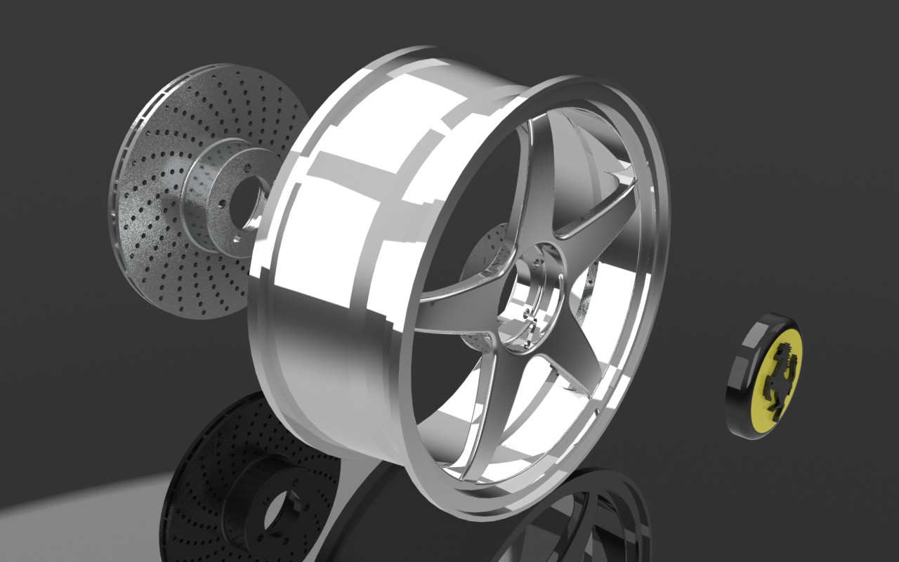 法拉利20英寸轮子