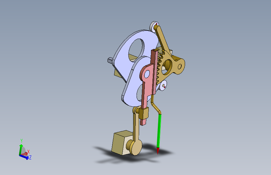 凸轮齿条传动机构