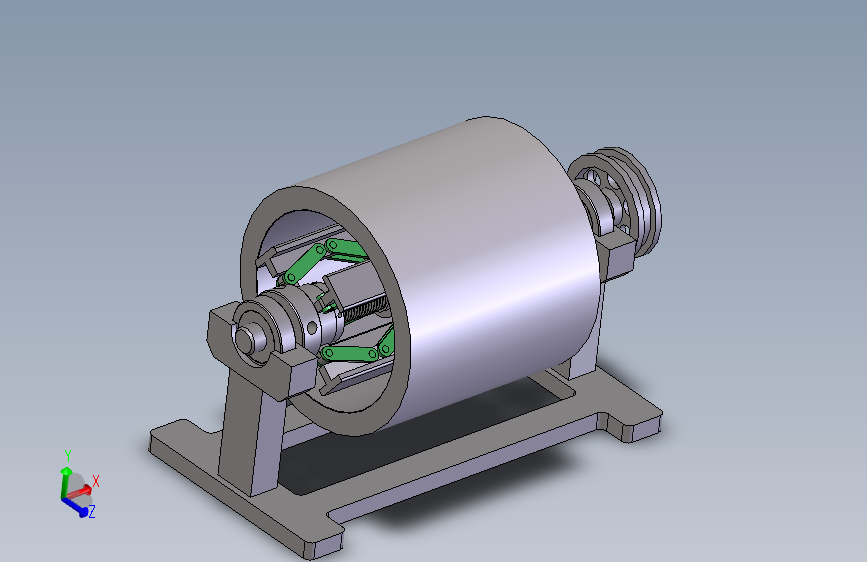 自定心开卷机构