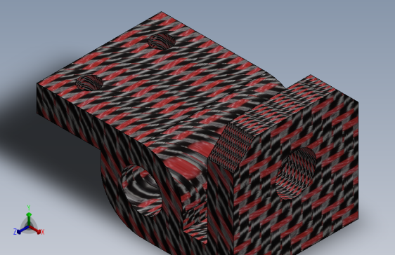 具有自锁功能的SolidWorks模型。