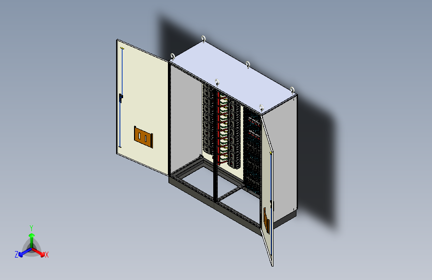 仿威图630A竖装风机柜
