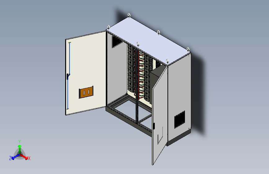 仿威图柜630A竖装变频器